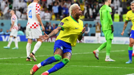 Neymar cerró una gran jugada de Brasil para abrir abrir el cerrojo croata