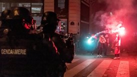 Fuertes incidentes protagonizaron hinchas de Marruecos y la policía francesa en París