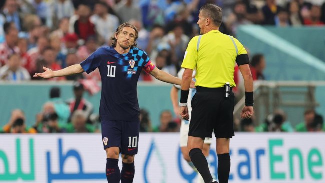 Modric criticó al árbitro tras derrota con Argentina: No puedo creer que cobrara ese penal