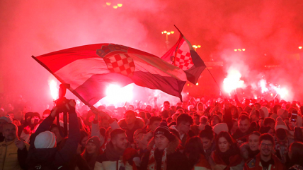 La euforia se apoderó de las calles de Zagreb por tercer lugar de Croacia en Qatar
