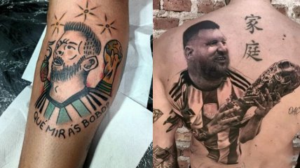 La divertida recopilación con los peores tatuajes por Argentina campeón del mundo