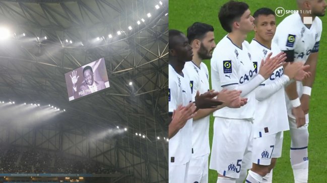 ¡Con Alexis Sánchez presente! El homenaje a Pelé en el duelo de Marsella y Toulouse en Francia