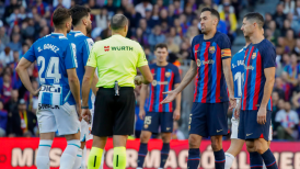 Barcelona y Espanyol empataron en un derbi que tuvo a Mateu Lahoz como protagonista