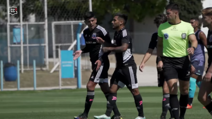 Marcos Bolados anotó para Colo Colo en el amistoso de pretemporada ante Racing