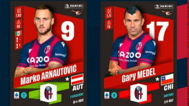 Gary Medel compite por ser la lámina más querida de los hinchas de Bologna