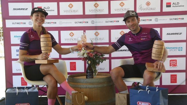 Isidora Solari y Andrés Tagle ganaron la cuarta versión de la Gran Fondo Ruta del Vino