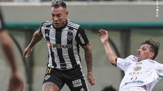 Eduardo Vargas fue figura con golazo en triunfo de Atlético Mineiro ante Patrocinense