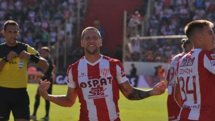Luciano Aued anotó su primer gol con Unión de Santa Fe en el clásico ante Colón