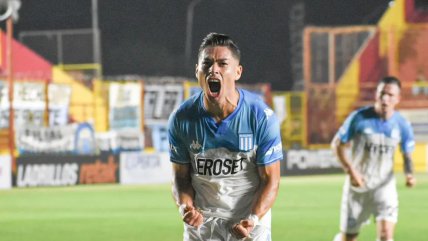 Oscar Opazo anotó su primer gol con Racing ante San Martín Formosa en la Copa Argentina