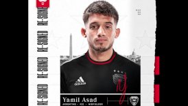 DC United oficializó el fichaje del argentino Yamil Asad
