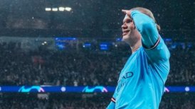 Erling Haaland anotó un veloz doblete para Manchester City en la Champions