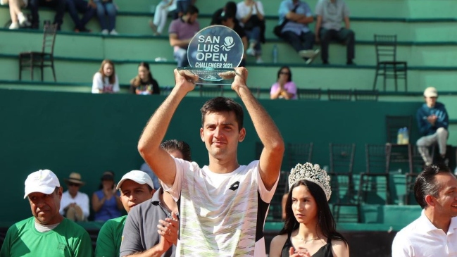 Tomás Barrios conquistó el Challenger de San Luis Potosí tras batir al alemán Koepfer