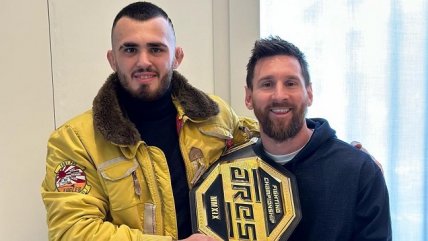Messi recibió a campeón de MMA en su casa de París