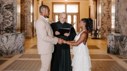 Simone Biles contrajo matrimonio con popular jugador de la NFL