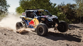 "Chaleco" López sufrió un problema mecánico que lo alejó del podio en el Rally de Sonora