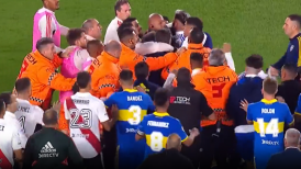 [VIDEOS] Borja anotó de penal para River y se armó una enorme pelea contra Boca