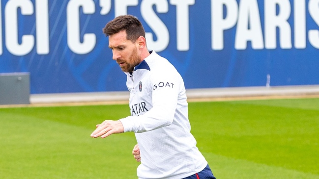 Lionel Messi volvió a entrenar con el plantel de PSG