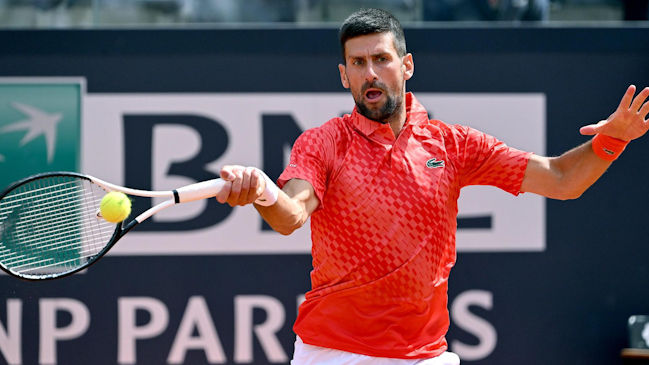 Novak Djokovic avanzó en el Masters de Roma con trabajado triunfo sobre Grigor Dimitrov