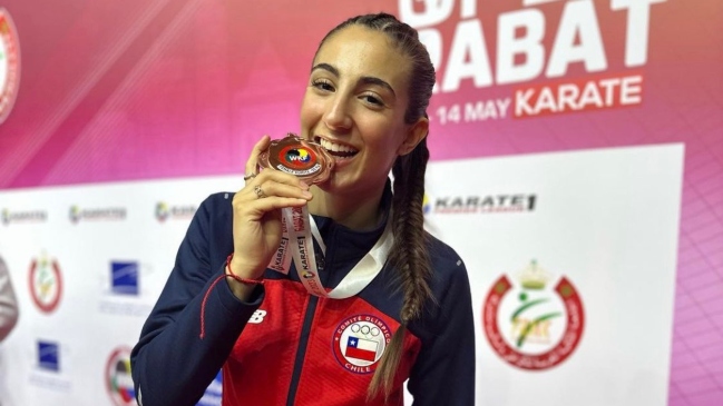 Valentina Toro se colgó el bronce en la Premier League de Karate