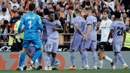 Tres jóvenes fueron detenidos por insultos racistas a Vinicius en Valencia