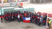 Abanderados del Team ParaChile visitaron obras del nuevo Centro de Entrenamiento Paralímpico