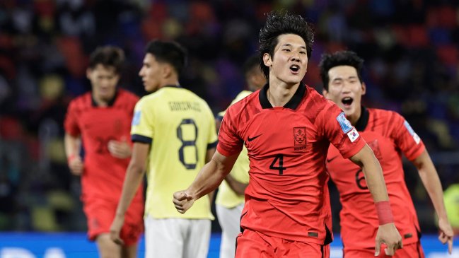 Corea del Sur eliminó a Ecuador y avanzó a cuartos en el Mundial Sub 20