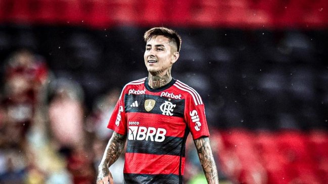 "Monstruo": Hinchas de Flamengo deliraron con nivel de Pulgar ante Fluminense