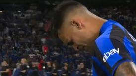 [VIDEO] Lautaro Martínez terminó muy afectado por derrota de Inter ante Manchester City