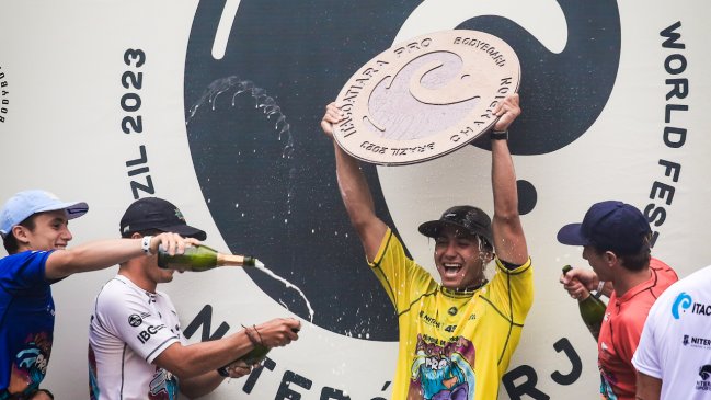 Ariqueño Moisés Silva se coronó en Brasil y escaló al segundo lugar del ranking mundial de bodyboard
