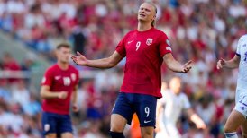 Noruega sufrió remontada de parte de Escocia pese a un gol de Erling Haaland