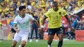 Bolivia sucumbió ante Ecuador en su duelo previo al amistoso con La Roja