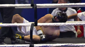 Coscu tumbó por KO a Germán Garmendia en la última pelea de La Velada del Año 3