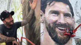 El espectacular mural de Lionel Messi que impactó a David Beckham en Miami