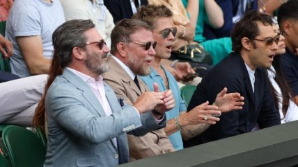 Brad Pitt disfruta de la gran final de Wimbledon entre Novak Djokovic y Carlos Alcaraz