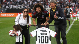 Falcón y sus 100 partidos con Colo Colo: Muy contento, uno no se lo imaginó tan lindo