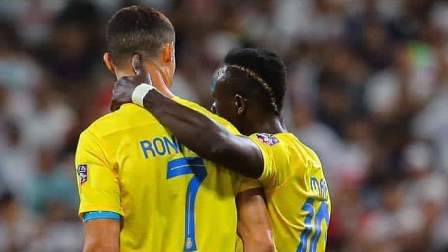 Sadio Mané se mostró contento tras su debut en Al Nassr y felicitó a Cristiano Ronaldo