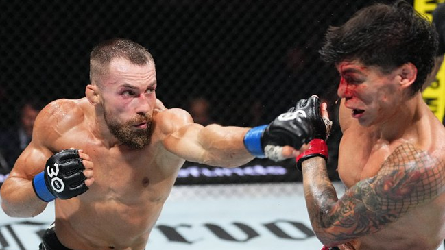UFC: Ignacio Bahamondes perdió por decisión unánime contra Ludovit Klein