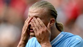 ¡Es humano! Erling Haaland erró un penal y ahogó el grito de gol de Manchester City