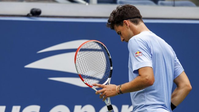 Dominic Thiem se retiró en segunda ronda del US Open por problema estomacal