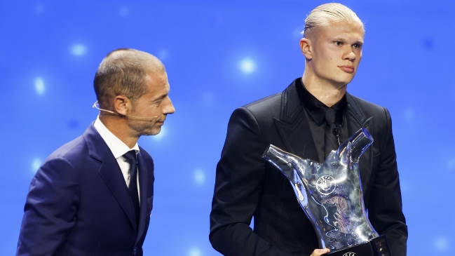 Erling Haaland se alzó como el mejor jugador de la última temporada de la UEFA