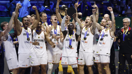 Los festejos de Alemania tras su primer título mundial de baloncesto