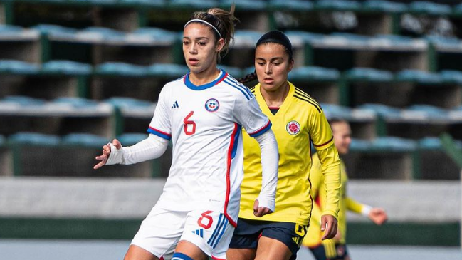 La Roja femenina empató contra Colombia en la Liga Evolución Sub 19