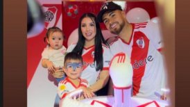 "Salió un poquito hincha de River": Hinchas enloquecieron con cumpleaños del hijo de Paulo Díaz
