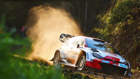 Elfyn Evans dejó su marca en el Shakedown del WRC del Biobío