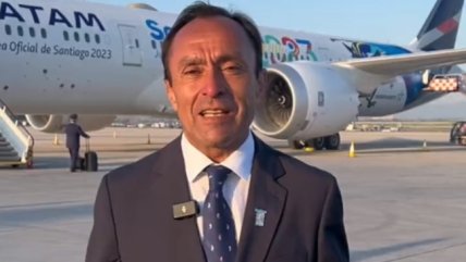 Ministro Pizarro: Estamos felices de estar en Chile con el Fuego Panamericano