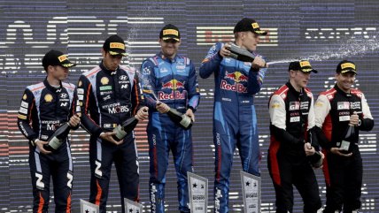 Ott Tanak celebró en el Rally de Chile y Toyota ganó el campeonato de constructores