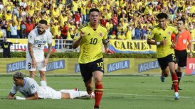 El golazo de James Rodríguez para Colombia ante Uruguay en las Clasificatorias