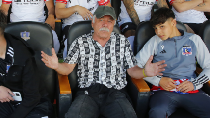 Carlos Caszely también estuvo como invitado en la despedida de Matías Fernández