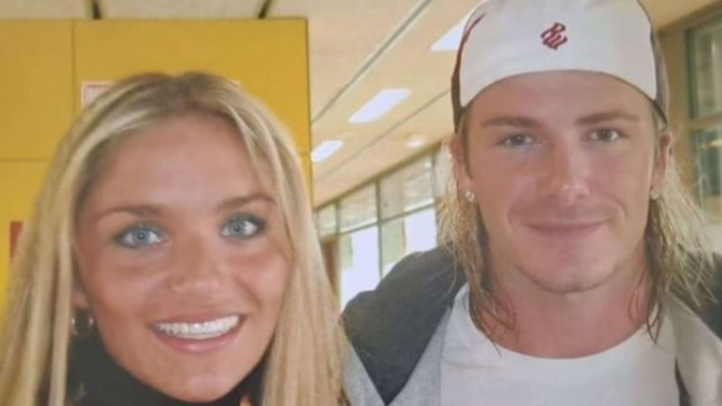 Kenita Larraín recordó comentada foto con Beckham: Era como un Ken hecho realidad