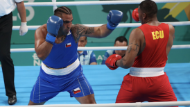 Miguel Véliz cayó en disputado combate en su debut en el boxeo masculino de Santiago 2023